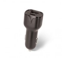 Setty car charger 1x USB 1x USB-C 2,4A black (GSM043811)