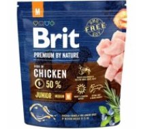 BRIT Premium by Nature Junior M Chicken - dry dog food - 1 kg