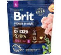 BRIT Premium by Nature Adult S Chicken - dry dog food - 1 kg