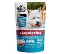 FRENDI Pieces in a delicate sauce with lamb - Wet dog food - 100 g