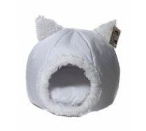 GO GIFT cat bed - light grey - 40x40x34 cm