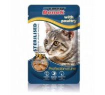 SUPER BENEK Sterilised with poultry - wet cat food - 100g