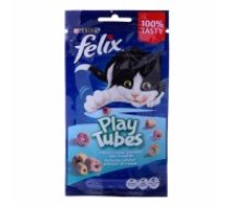 Purina Nestle FELIX Play Tubes Fish, Shrimps  - dry cat food - 50 g