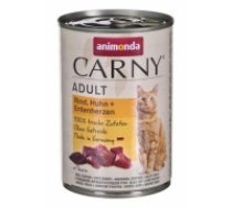 ANIMONDA Carny Adult Beef, chicken and duck hearts - wet cat food - 400 g