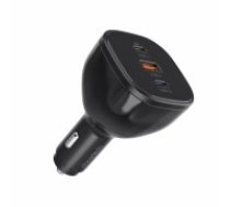 Choetech TC0024 car charger 160W 2x USB-C PD 3.1 1x USB-A - black (01.01.02.XX-TC0024-BK)