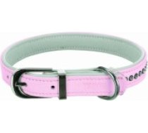 Kakla siksna : Trixie Active Comfort collar with rhine stones, S: 23–28 cm|15 mm, pink (109972)