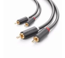 UGREEN AV104 2x RCA (Cinch) to 2x RCA (Cinch) Cable 1m (black) (30747)