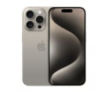 Apple iPhone 15 Pro 512GB - Natural Titanium (Atjaunināts, stāvoklis kā jauns) (358571316765567)