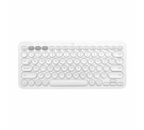 Logitech K380 vairāku ierīču Bluetooth tastatūra balta (920-007596)