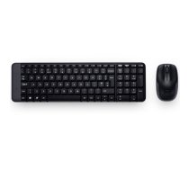 Tastatūra + pele LOGITECH MK220 BLACK ENG (920-003161)