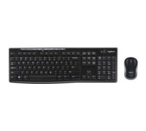 Tastatūra + pele Logitech MK270 ENG Black (920-004509)