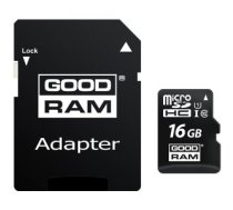 Memory card GOODRAM 16GB MICRO CARD cl 10 UHS I + adapter