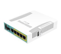 Rūteris (maršrutētājs) MikroTik RouterBOARD hEX Poe Gigabit - Router - 4-port switch.hEX (RB960PGS)