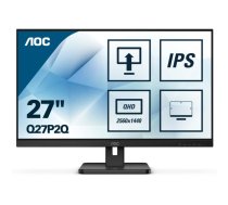 Monitors AOC Q27P2Q 27i 2560x1440 QHD IPS (Q27P2Q)