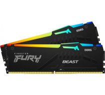 Operatīvā atmiņa Kingston Fury Beast RGB 64Gb 6000MHz DDR5 36CL Kit of 2x32GB (KF560C36BBEAK2-64)