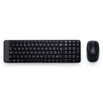 Tastatūra + pele LOGITECH MK220 ENG BLACK (920-003168)