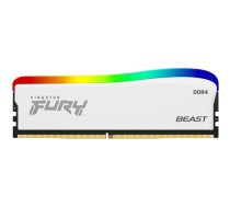 Operatīvā atmiņa KINGSTON Fury Beast RGB White 8GB 3600MHz DDR4 CL17 (KF436C17BWA/8)