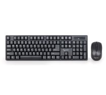 Tastatūra + pele GEMBIRD KBS-W-01 ENG Black (KBS-W-01)