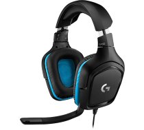 Garnitūra Logitech Gaming G432 Black/Blue (981-000770)