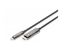 DIGITUS USB - Type C to HDMI AOC FO 10m (AK-330150-200-S)