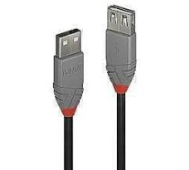 LINDY USB2 TYPE A 2M/ANTHRA (36703)