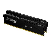 Operatīvā atmiņa Kingston FURY Beast 16GB 6000MHz DDR5 CL40 Kit of 2x8GB (KF560C40BBK2-16)