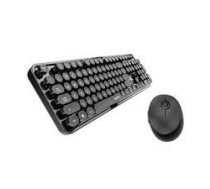 Tastatūra + pele MOFII Wireless set Sweet 2.4G black (SMK-623387AG Black)