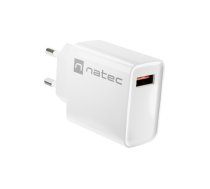 NATEC NETWORK RIBERA USB-A 18W WHITE (LADNATSIC0003)