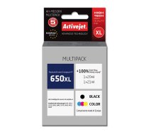 Kārtridžs Activejet AH-M650RX Ink (replacement for HP 650 CZ101AE/CZ102AE; Premium; 1 x 20 ml, 1 x 21 ml; 1110 pages, black, colour) (AH-M650RX)