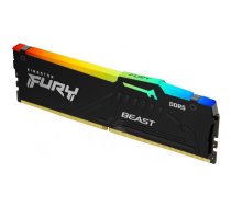 Operatīvā atmiņa Kingston Fury Beast RGB Black 8GB DDR5 6000MHZ CL30 (KF560C30BBEA-8)