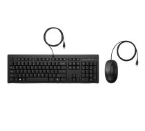Tastatūra + pele HP 225 Wired Mouse and KB G2 RUS (AX2Y7AAACB)
