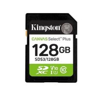 Atmiņas kartes Kingston’s Canvas Select Plus SD SDS3/128GB