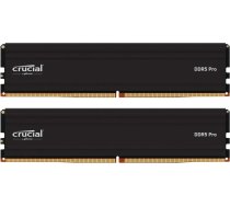 Operatīvā atmiņa Crucial Pro Black 48GB 5600 MHz DDR5 CL46 Kit of 2x24GB Black (CP2K24G56C46U5)