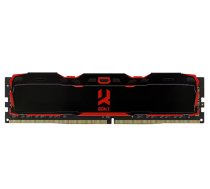Operatīvā atmiņa GOODRAM DDR4 16GB 3200MHz Black and Red (IR-X3200D464L16SA/16G)