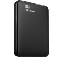 Ārējie cietie diski un SSD WD Elements Portable 1Tb USB 3.0 (WDBUZG0010BBK)