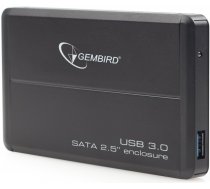 Ārējais HDD korpuss Gembird 2.5" Black (EE2-U3S-2)