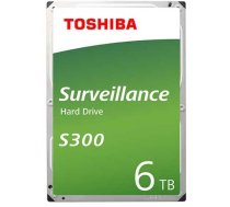 Cietais disks Toshiba Surveillance S300 6Tb SATA-III (HDWT860UZSVA)