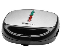 sandwich maker Clatronic ST/WA 3670 Black, Stainless steel