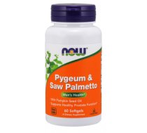 Now Foods Pygeum & Saw Palmetto 60 softgels
