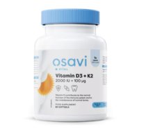 Osavi Vitamin D3 2000 iu + K2  100 μg 60 softgels