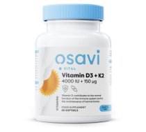 Osavi Vitamin D3 + K2 4000 iu + 150 μg 60 softgels