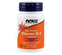 Now Foods Vitamin D-3 2000 IU 30 softgels