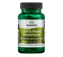 Swanson Lion's Mane Mushroom 60 caps