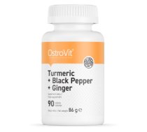 OstroVit Turmeric + Black Pepper + Ginger 90 tab