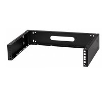 Stalflex Tīkla iekārtu sienas plaukts 19" 2U 330mm melns WRH19-2U/4U-330B