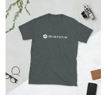 MikroTik T-krekls (XL) pelēks MTTS-XL-2022