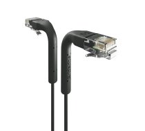 Broadbe plāns tīkla kabelis 5G melns 0.3m – Cat6 Ethernet kabelis BTP-I32C6-BK-0.3M