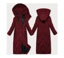 Ziemas sieviešu jaka līdz ceļiem J Style bordo (5M3232-1)