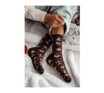 Ziemassvētku zeķes Milena 1283-038 Piparkūkas 37-41