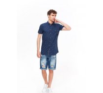 MENS SHIRT SHORT SLEEVE TOP SECRET krekli